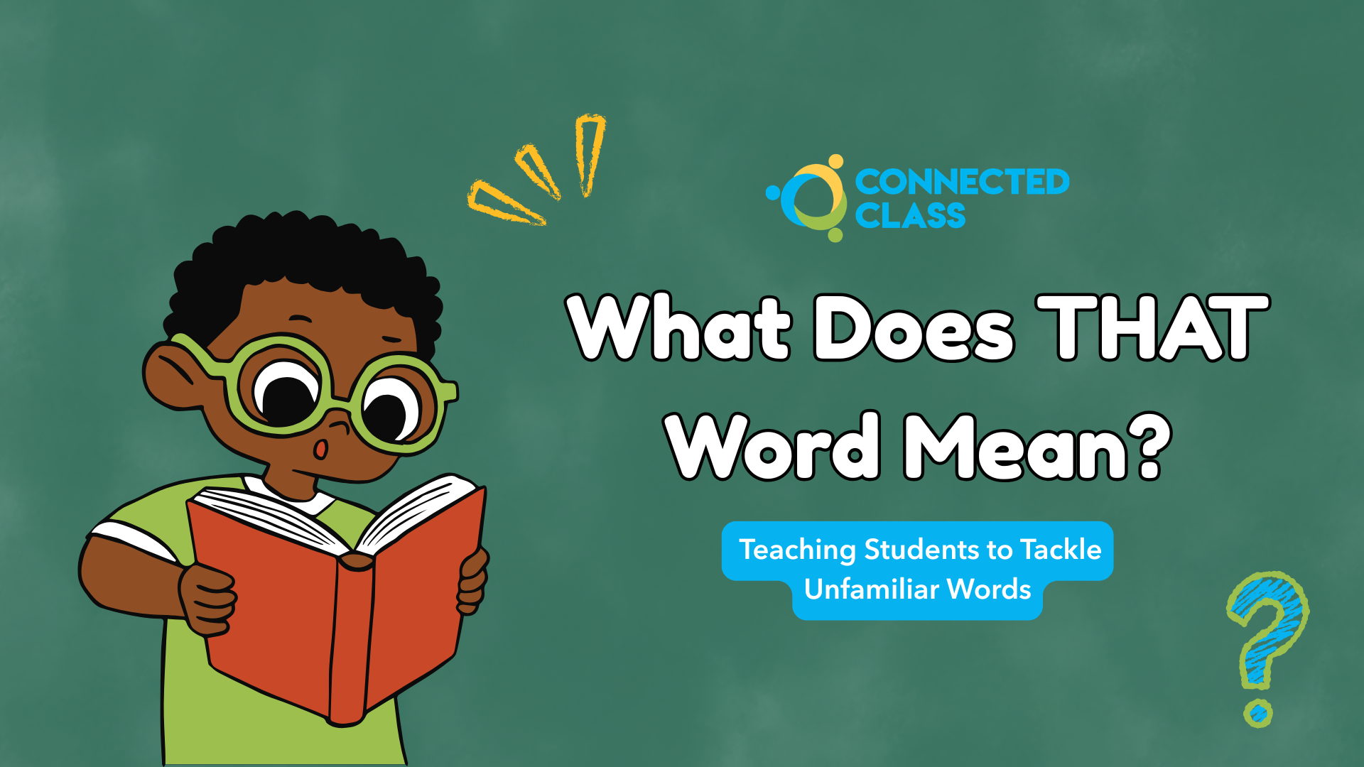 What Does THAT Word Mean Teaching Students to Tackle Unfamiliar Words
